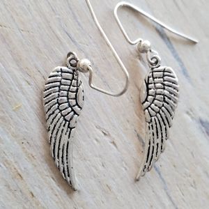 Devotionaluxe Angel Wing Earrings New!